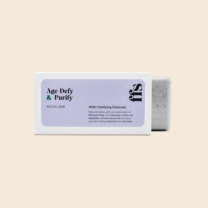 Age-Defy & Purify: Facial Bar with Clarifying Charcoal